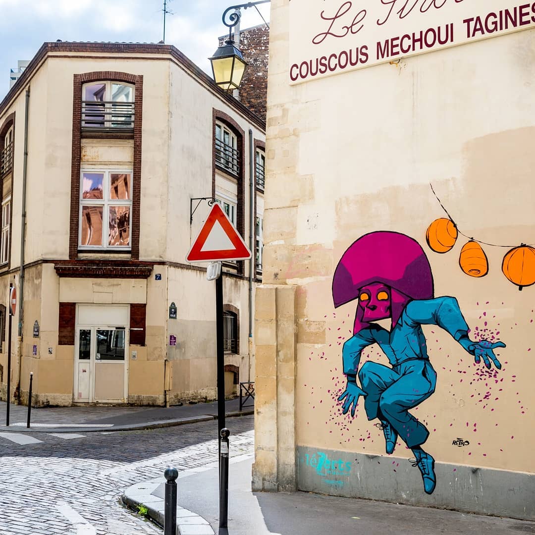 Retro Graffitism | Street Art | Paris | 2019